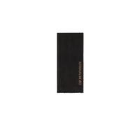 Emporio Armani, ,Accessories ,Uomo ,Marrone ,ONE SIZE Sciarpa in Lana con Scritta Logo Jacquard
