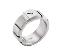 Emporio Armani Anello a fascia da uomo in acciaio, EGS3081040