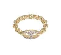 Emporio Armani Anello da donna in ottone placcato oro EGS32717108