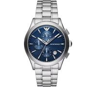Emporio Armani AR11528 Men's Chronograph Watch - Blue Dial, Steel Bracelet