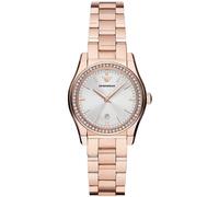Emporio Armani AR11559 Federica Women's Watch - Two-Tone, MOP Dial