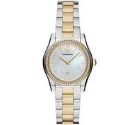 Emporio Armani AR11559 Women’s Two-Tone Quartz Watch - Mother-of-Pearl Dial, 32 mm