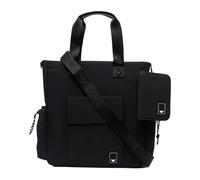 Emporio Armani, ,Bags ,Donna ,Nero ,ONE SIZE Borsa Verticale in Nylon con Tasche Multiple