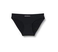 Emporio Armani Bi-Pack Brief Iconic Logoband Biancheria Intima, Black 1, XS (Pacco da 2) Donna