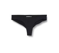 Emporio Armani Bi-Pack Brief Iconic Logoband Biancheria Intima, Black/Black, L (Pacco da 2) Donna