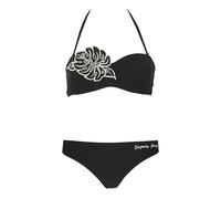 EMPORIO ARMANI Bikini Donna Lycra Sensitive Bandeau Nero S, Nero, S