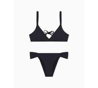 EMPORIO ARMANI Bikini Triangolo Donna Lycra Slip Nero L