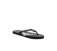 Emporio Armani Bold Eagle Logo Flip Flops, Flip-Flop Unisex - Adulto, Multicolore (Black+White), 38 EU