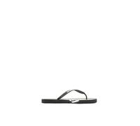 Emporio Armani Bold Eagle Logo Flip Flops, Flip-Flop Unisex - Adulto, Multicolore (Black+White), 45 EU