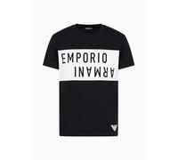 Emporio Armani Bold Logo Crew Neck T-Shirt, T-Shirt Uomo, Multicolore (Black-White), S