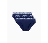 Emporio Armani Bold Monogram 3-Pack Brief Mutande da Uomo Uomo (Pacco da 3)