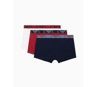 Emporio Armani Bold Monogram - Boxer da Uomo, Confezione da 3, Blu, XXL, Blu, XXL