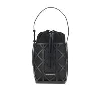 Emporio Armani Deva M Borsa a secchiello nero, pelle sintetica, donna