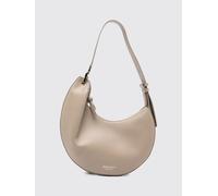 EMPORIO ARMANI Borsa a spalla Hobo 1981 in pelle a forma di mezza luna OS Grigio