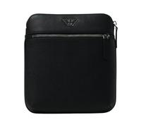 Emporio Armani - Borsa a tracolla effetto Saffiano - - Bags - Uomo - Nero - ONE SIZE