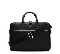 Emporio Armani Business Regenerated Cartella nero, pelle sintetica, uomo