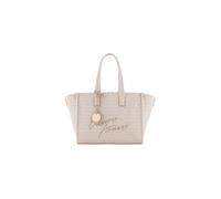 Emporio Armani Borsa shopper in canvas jacquard monogram all over EW000370 AF12993 F1073 natural/off white
