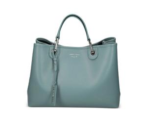 Emporio Armani - Borsa Shopper Media MyEA - - Bags - Donna - Blu - ONE SIZE