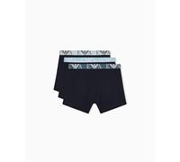EMPORIO ARMANI 3-Pack Boxer Corti, AR.Blu/AR.Blu/AR.Blu, L Uomo