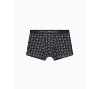Emporio Armani Boxer da Uomo con Motivo Classico, Nero, XXL, Nero, XXL