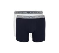 Emporio Armani Boxer da Uomo Endurance, Confezione da 2, Blu, L, Blu, L