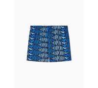 EMPORIO ARMANI Boxer Maglia da Bagno, EA Logo Armani Blu, L Uomo