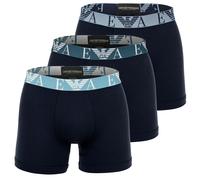 Emporio Armani Boxershorts Uomo, 3er Pack - BOLD MONOGRAM, Boxer Stretch