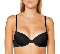 Emporio Armani Bra Basic Bonding Microfiber, Reggiseno Push Up Donna, Nero, 38 B