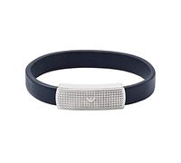 Emporio Armani Elegante bracciale in pelle blu EGS2987040