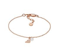 Emporio Armani Bracciale Da Donna Core Extensions, Lunghezza: 151mm+34mm, Larghezza: 8.6mm, Altezza: 4mm Bracciale In Oro Rosa E Argento, EG3575221, Oro burro