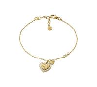 Emporio Armani Bracciale donna in argento con chiusura a moschettone o a cursore, Oro giallo Tone