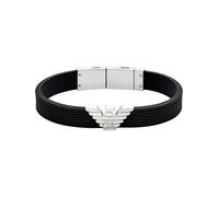 Emporio Armani Braccialetto nero / argento Donna Emporio Armani One Size