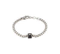 Emporio Armani Braccialetto nero / argento Donna Emporio Armani One Size nero / argento