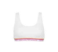 EMPORIO ARMANI Bralette Bra Reggiseno, Bianco, L Donna