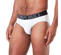 Emporio Armani Brief Big Eagle, Slip Intimo, Uomo, Bianco (White), S