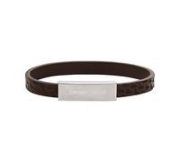 Emporio armani Brown leather Bracciale EGS3251040