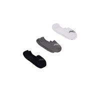 Emporio Armani Calzini Casual da Uomo, Confezione da 3 Sneaker, Nero/Nero/Nero, S/M