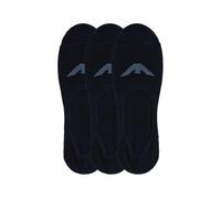 EMPORIO ARMANI 3-Pack Socks Invisibile Calzini, Armani Blu/Armani B, S-M Uomo