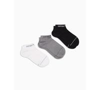 Emporio Armani Logo 3-Pack Socks Inside Confezione da 3 Calzini, Nero, S Uomo