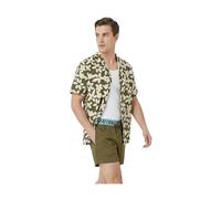 Emporio Armani - Camicia a Maniche Corte Floreale - - Shirts - Uomo - Verde - L