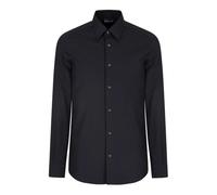 Emporio Armani - Camicie Casual Nere Af143411Fc200 - - Shirts - Uomo - Nero - XS