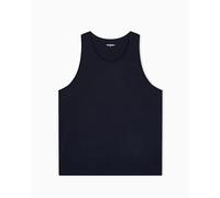 EMPORIO ARMANI Canotta Uomo Pima Cotone Blu M