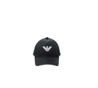 Emporio Armani Cappello Baseball Eagle Uomo Black