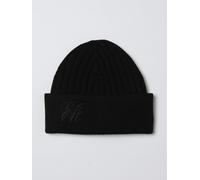 EMPORIO ARMANI Cappello in lana a coste M Nero