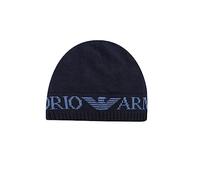 Emporio Armani Cappello set uomo con sciarpa 628055 CC983 blue