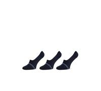 Emporio Armani Casual Cotton 3-Pack Footie Socks, Calzini Uomo, Multicolore (Marine-Marine-Marine), S-M