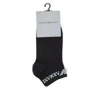 EMPORIO ARMANI CAVIGLIA CALZINI DA DONNA EAGLE NERI TAGLIA UNICA