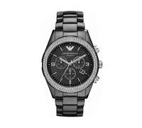 Emporio Armani - Ceramica Chronograph - - Accessories - Donna - Nero - ONE SIZE
