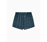 Emporio Armani Classic Pattern Mix Boxer Pantaloncino, Verde, L Uomo