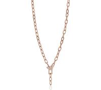 Emporio Armani Collana a Y da Donna con Perla d'Acqua Dolce Bianca, EGS2963221, L500+50 mm, Eagle: 24x15 mm,FWP: 10-11 mm, Acciaio Inossidabile, Nessuna Pietra Preziosa